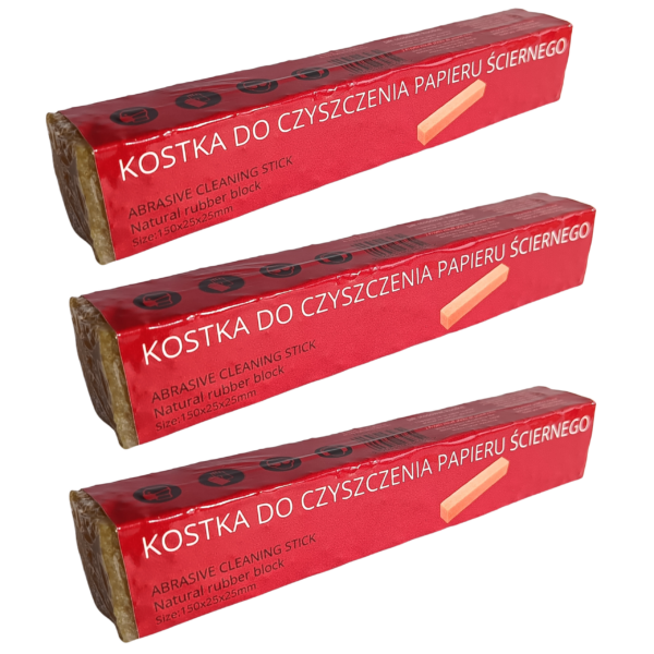 Blok czyszczący do papieru ściernego z funkcją samoczyszczącą