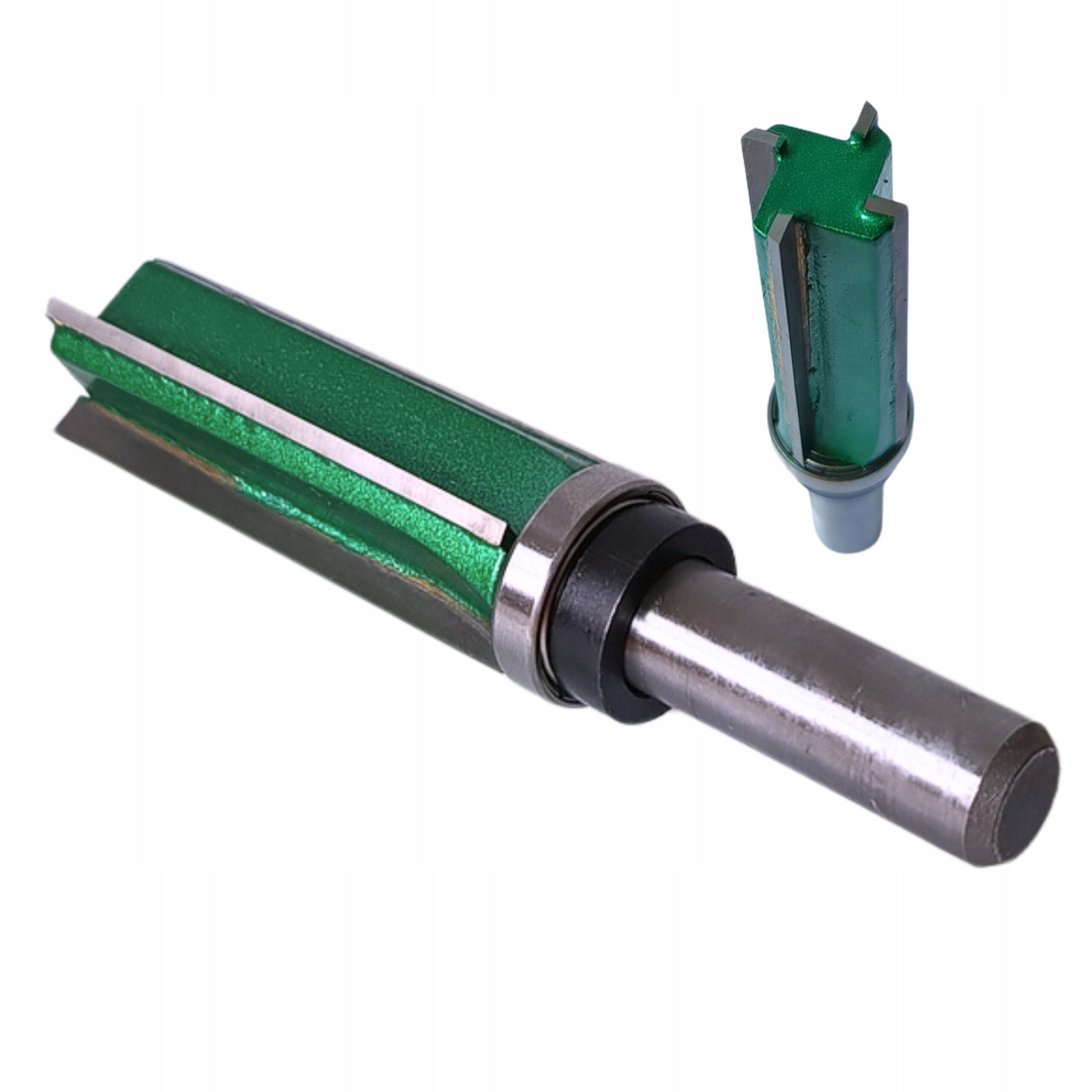Frez prosty kopiujący 4Z 21 × 60 mm z łożyskiem – trzpień 12 mm